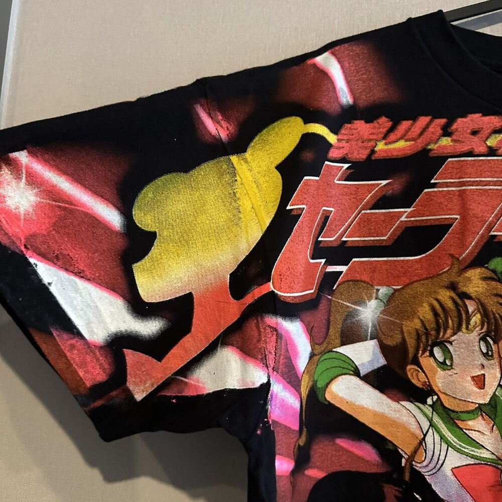 Sailor Moon Mercury Mars Jupiter  Japanese Anime All Over Print AOP T-Shirt XL - Picture 2 of 6